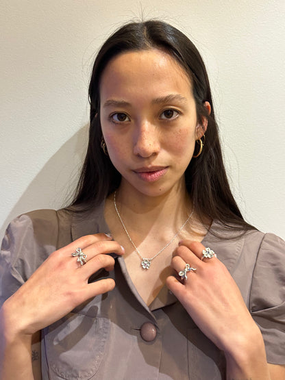 Treasure x LRM jewellery big bow ring