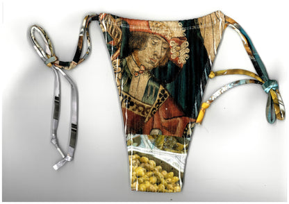 Atelier Chevalier Tourist bikini set, Olives & Tapestry