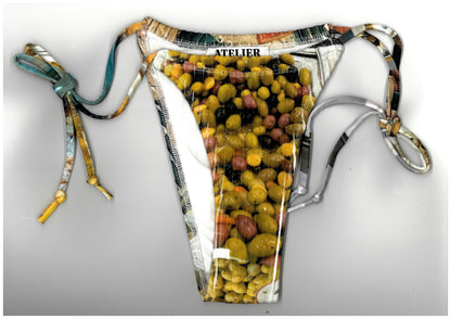 Atelier Chevalier Tourist bikini set, Olives & Tapestry