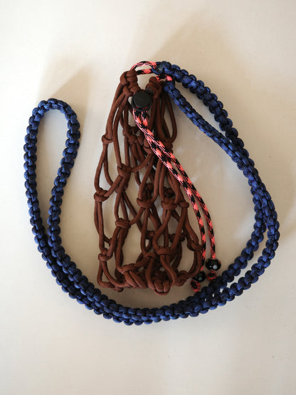 Amihan Aquilizan, cross body bottle bag pink/brown/blue