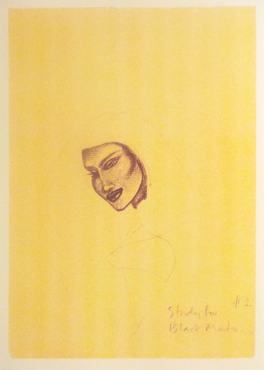 Gary Lee, Study for Black Madonna #1